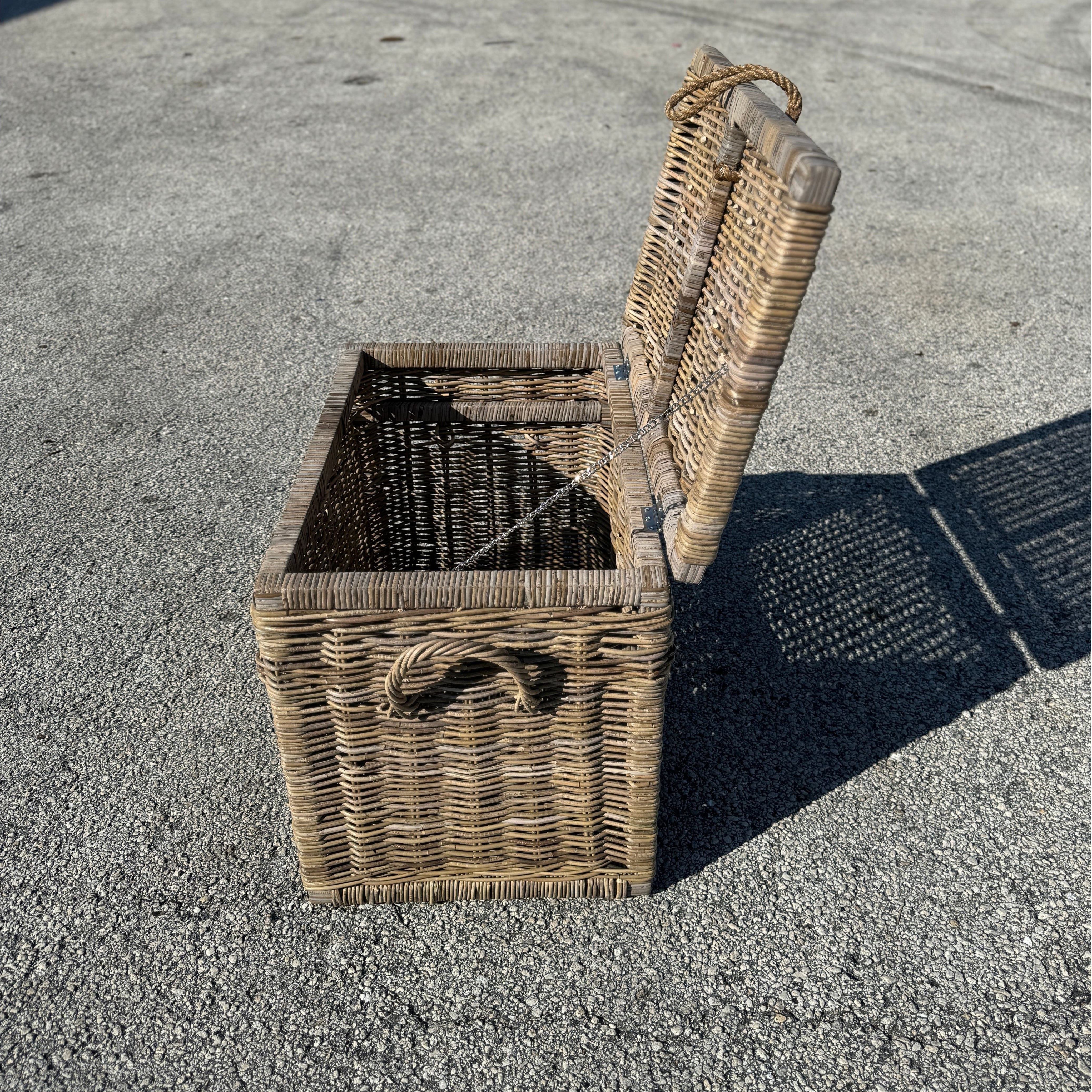 Key Largo Rattan Storage Trunk