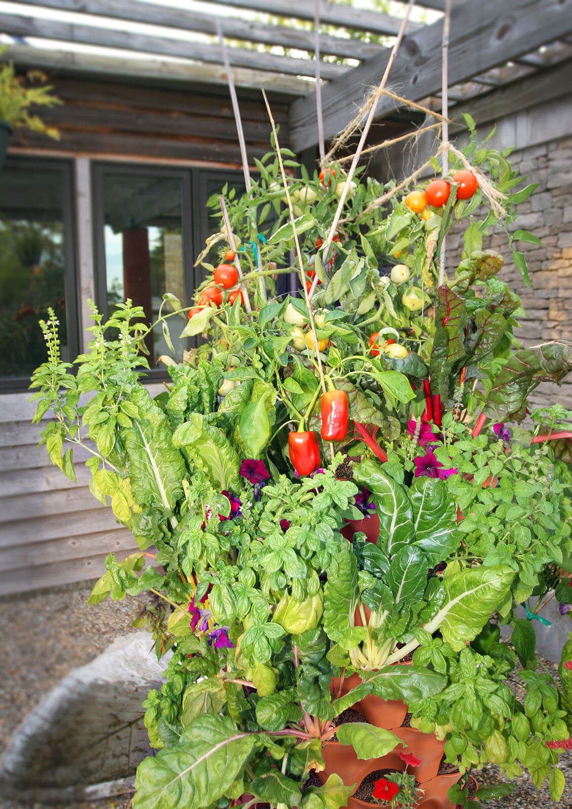 Garden Tower 2™, 50-Plant Composting Vertical Garden Planter (Dropship)