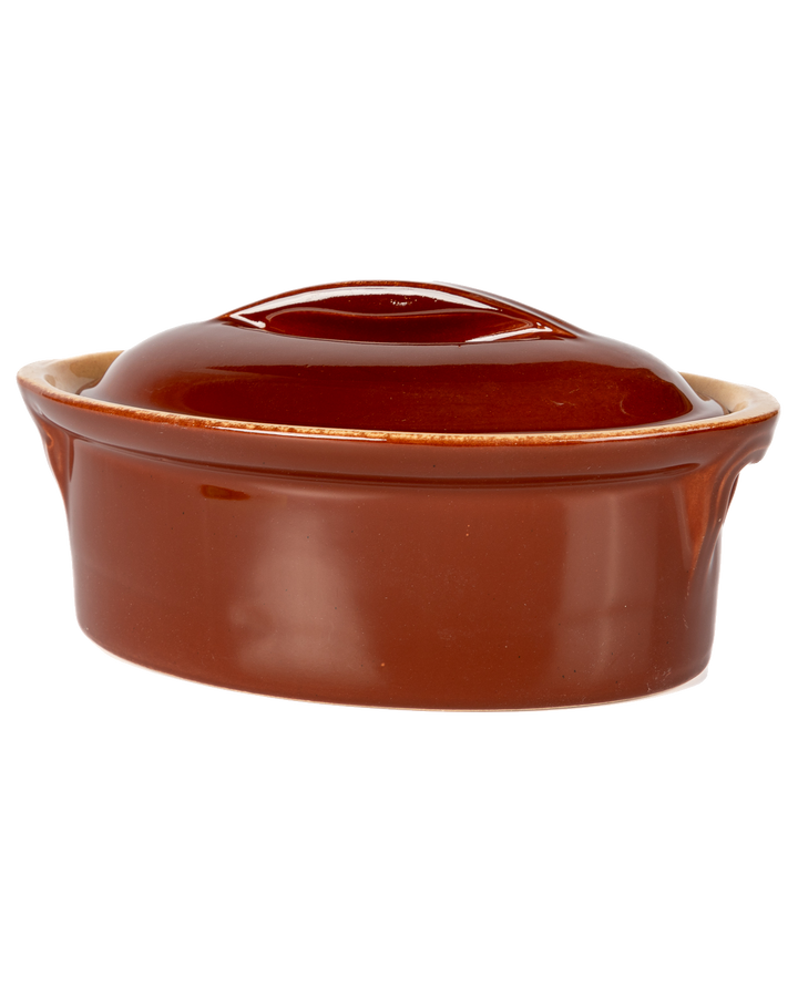 Vintage Oval Lidded Baking Dish