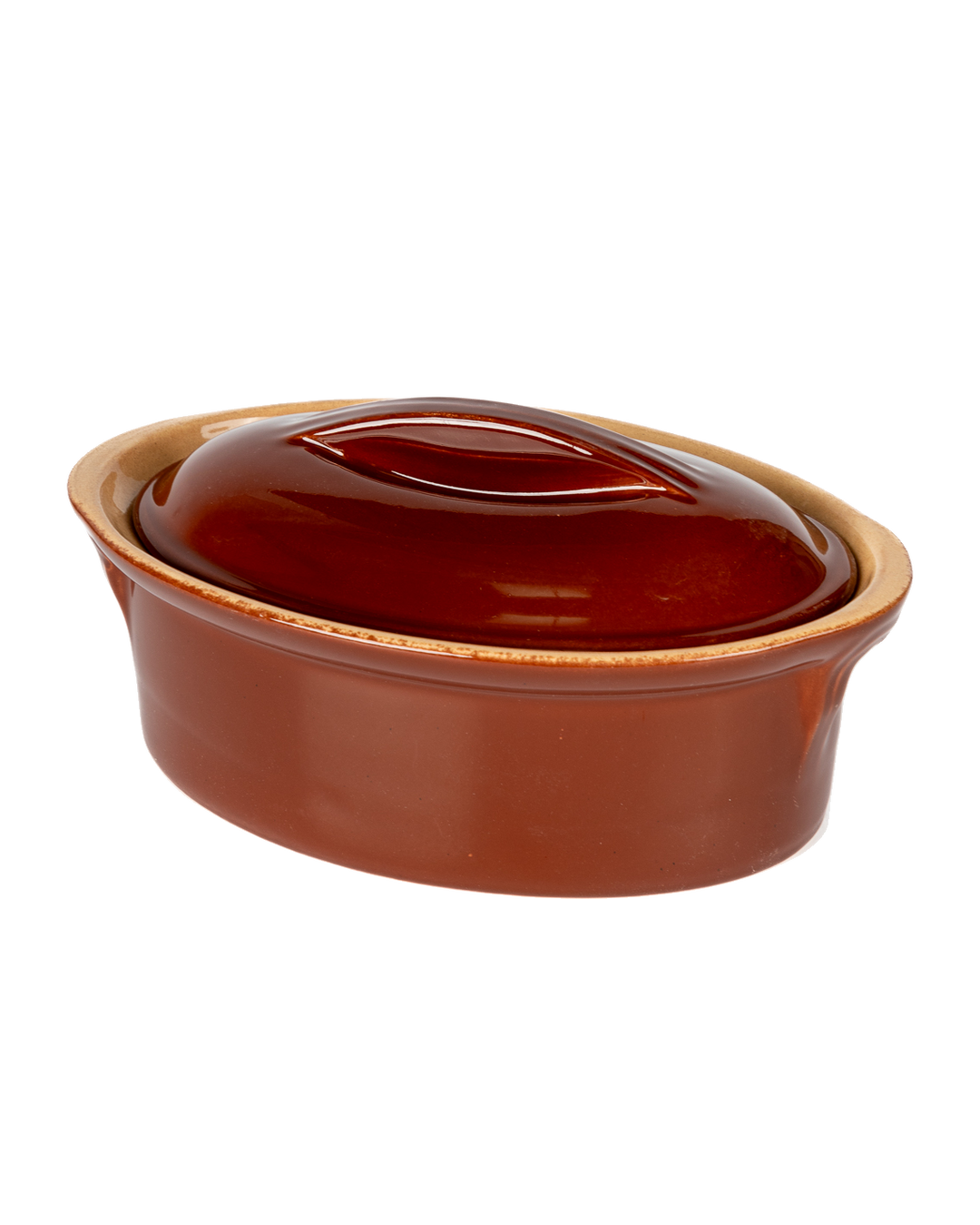 Vintage Oval Lidded Baking Dish