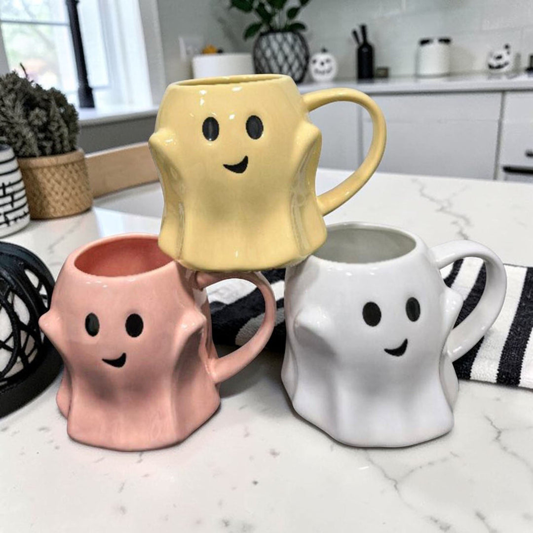 Ghost Ceramic Coffee Mug Halloween Spooky Drinkware Great Gift for Coffee Lovers