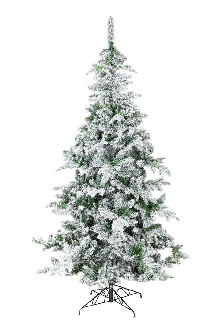 Snow Flocked Alpine Fir Christmas Tree