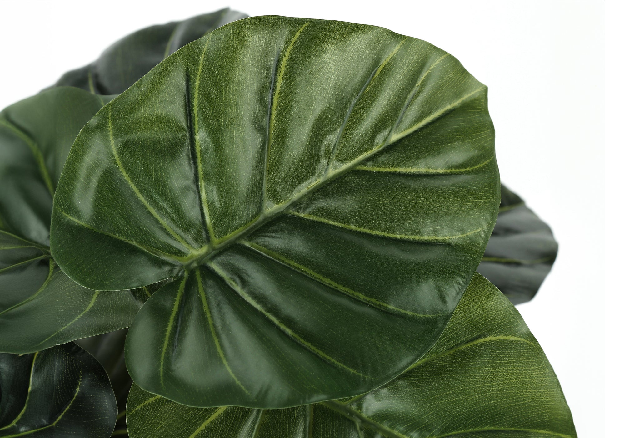 Artificial Alocasia Plant - 24" Tall Indoor Faux Greenery