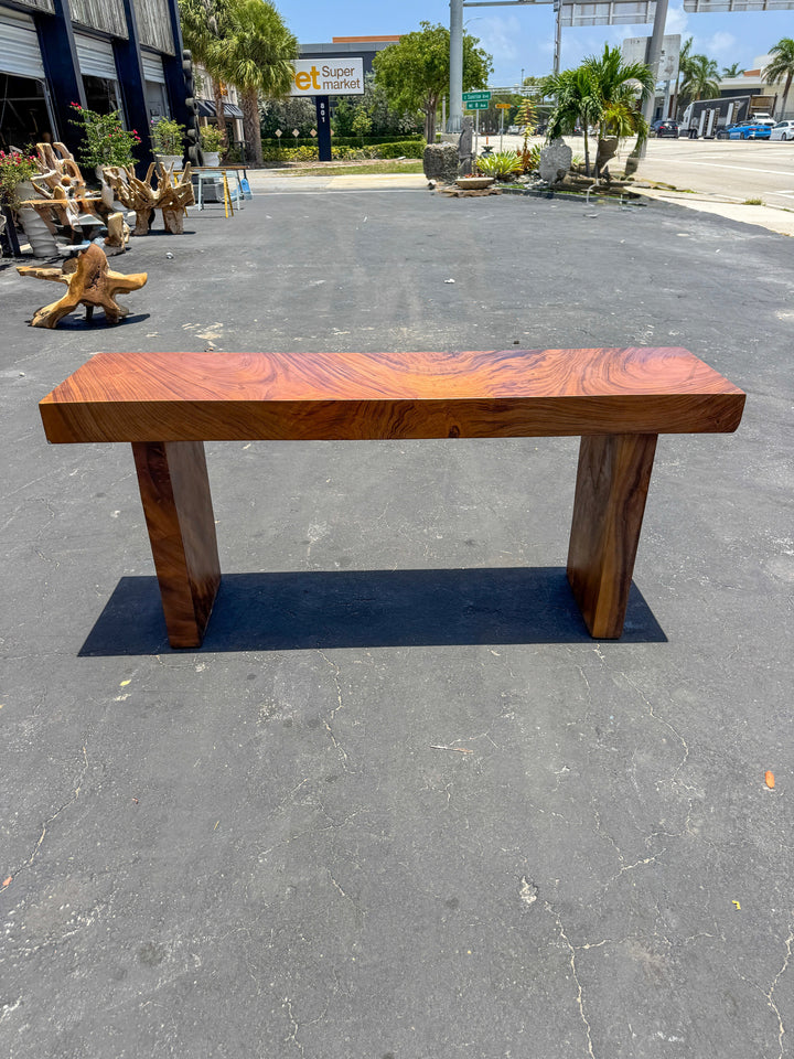 SUAR SLAB TOP CONSOLE TABLE- B