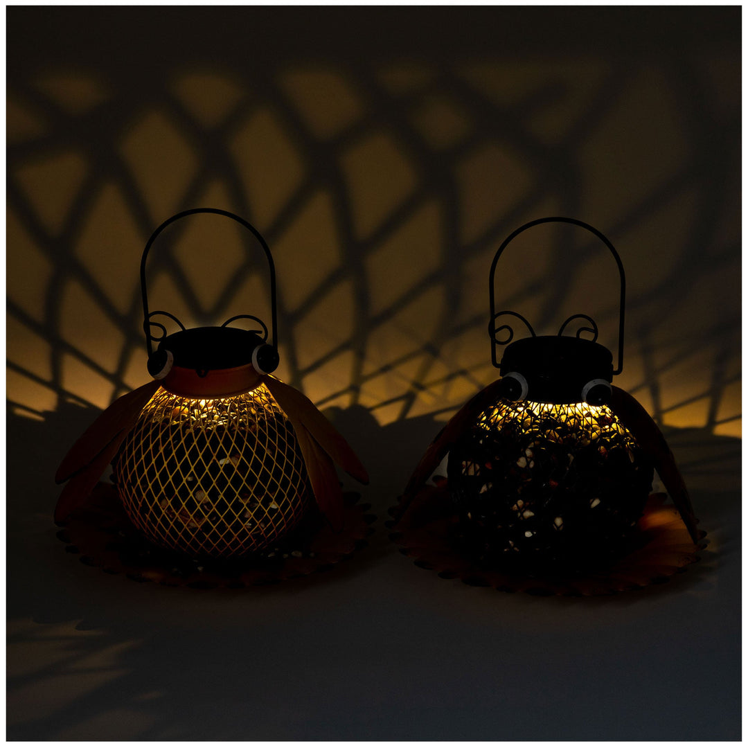 Cute As A Bug &amp; Flower Hanging Bird Feeder