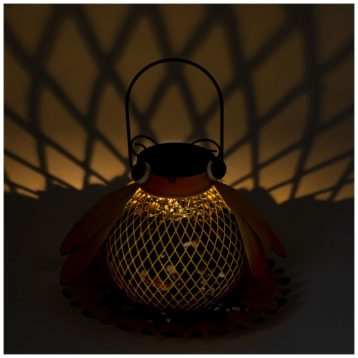 Cute As A Bug &amp; Flower Hanging Bird Feeder