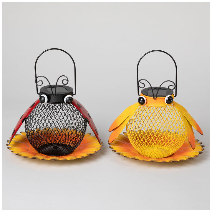 Cute As A Bug &amp; Flower Hanging Bird Feeder