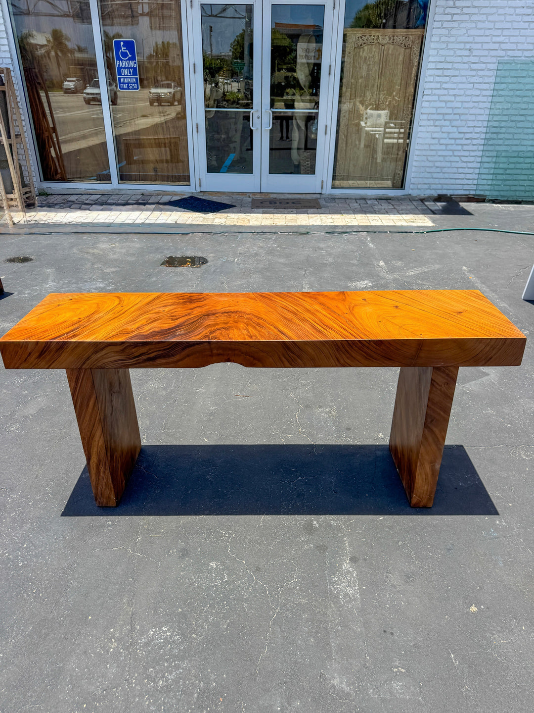 SUAR SLAB TOP CONSOLE TABLE- B
