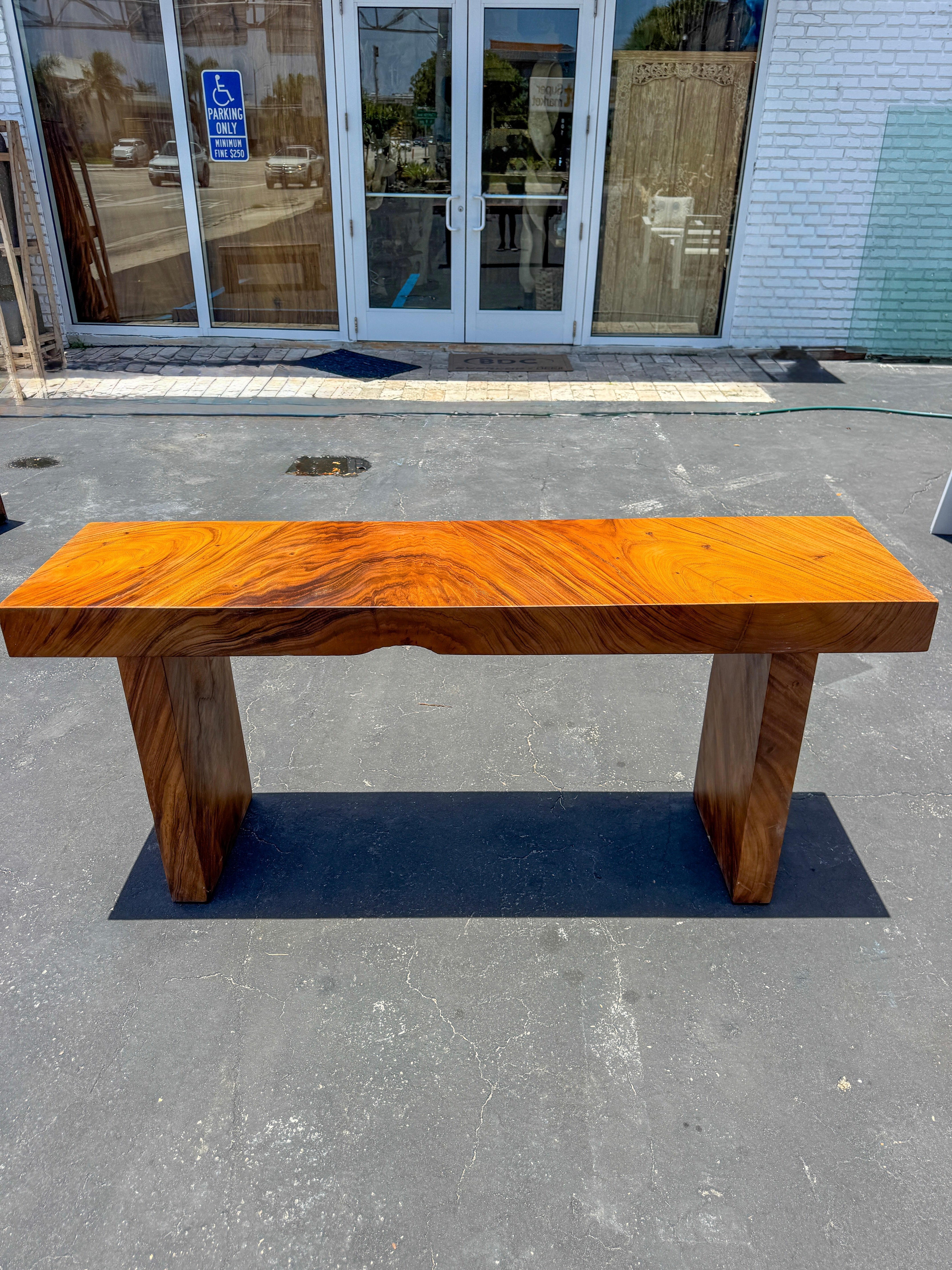 SUAR SLAB TOP CONSOLE TABLE- B