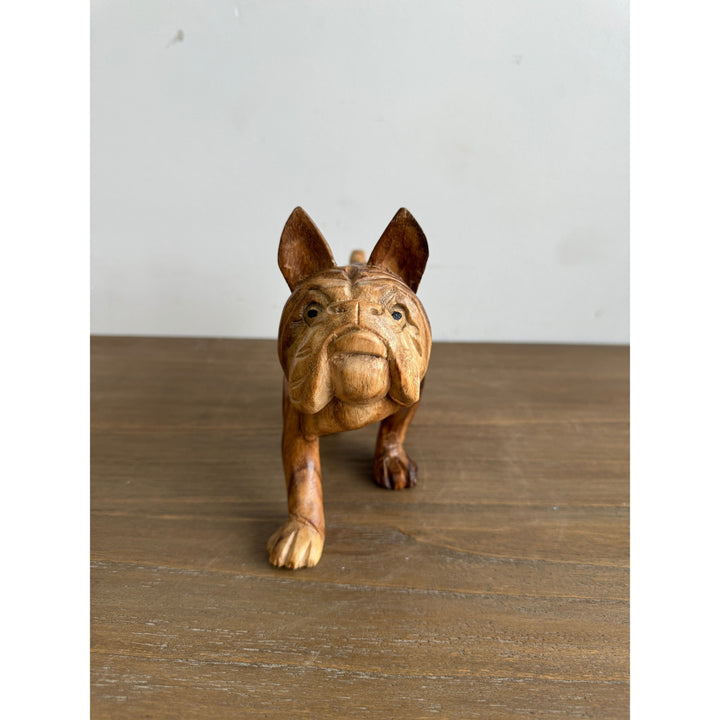 Hand Carved BullDog (Small)