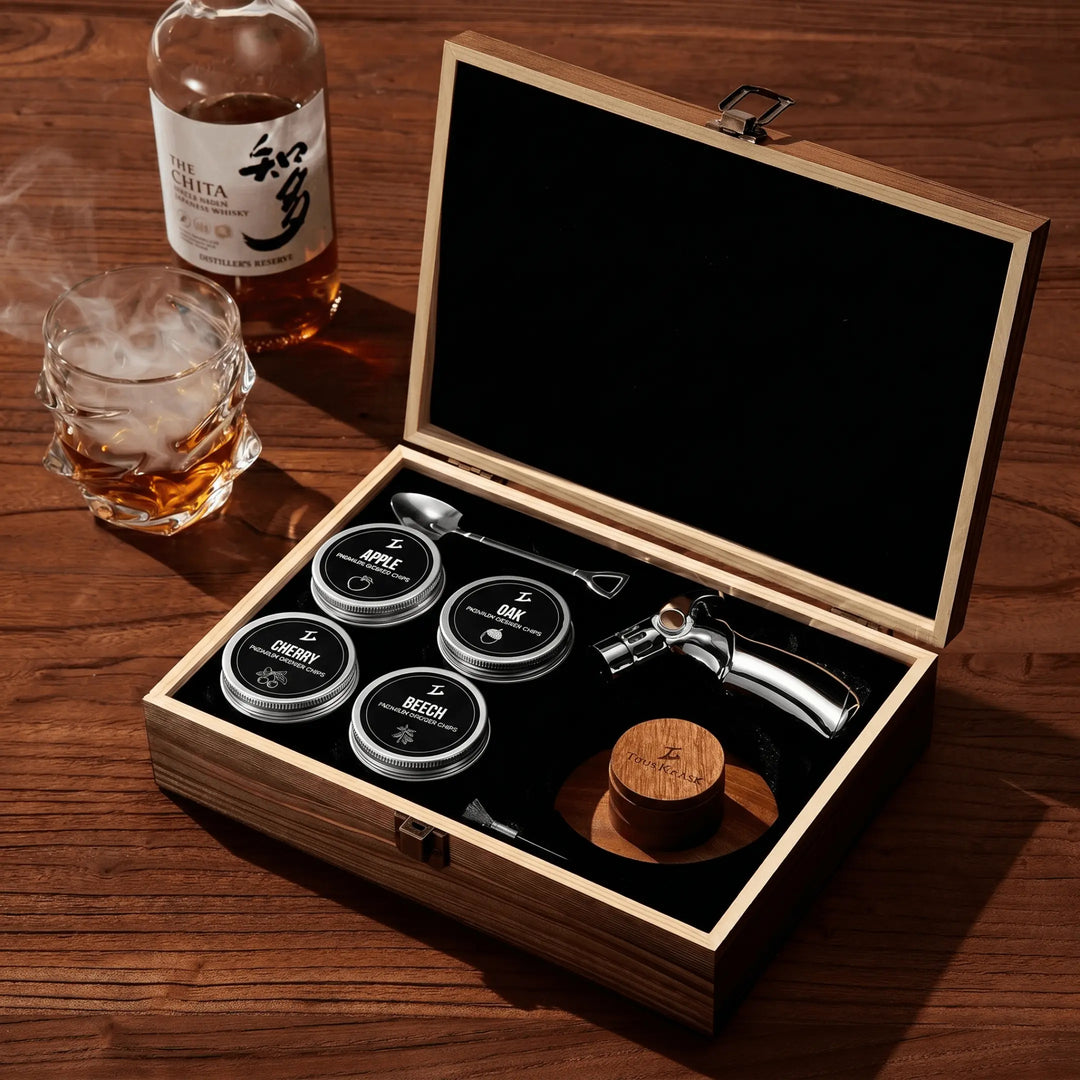 Tsuki Smoker Kit For Whisky &amp; Cocktail (Storm Bundle)