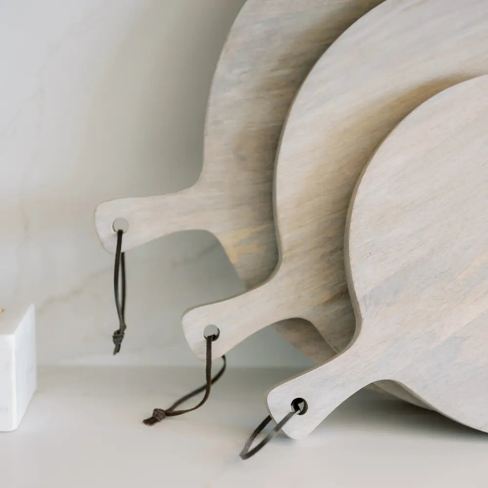 Charlotte Wood Round Serving Board
