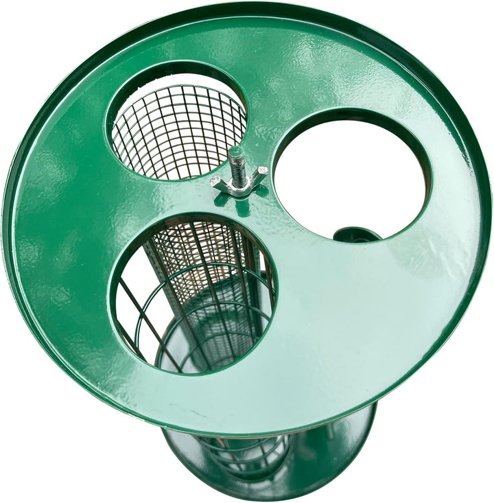 3-in-1 Outdoor Tube Bird Feeder for Small Wild Birds