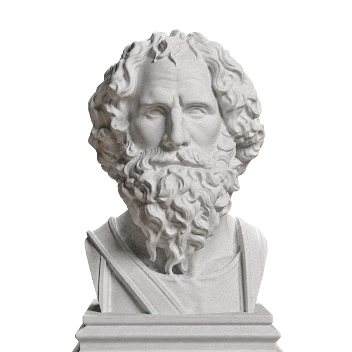 Archimedes Portrait Bust