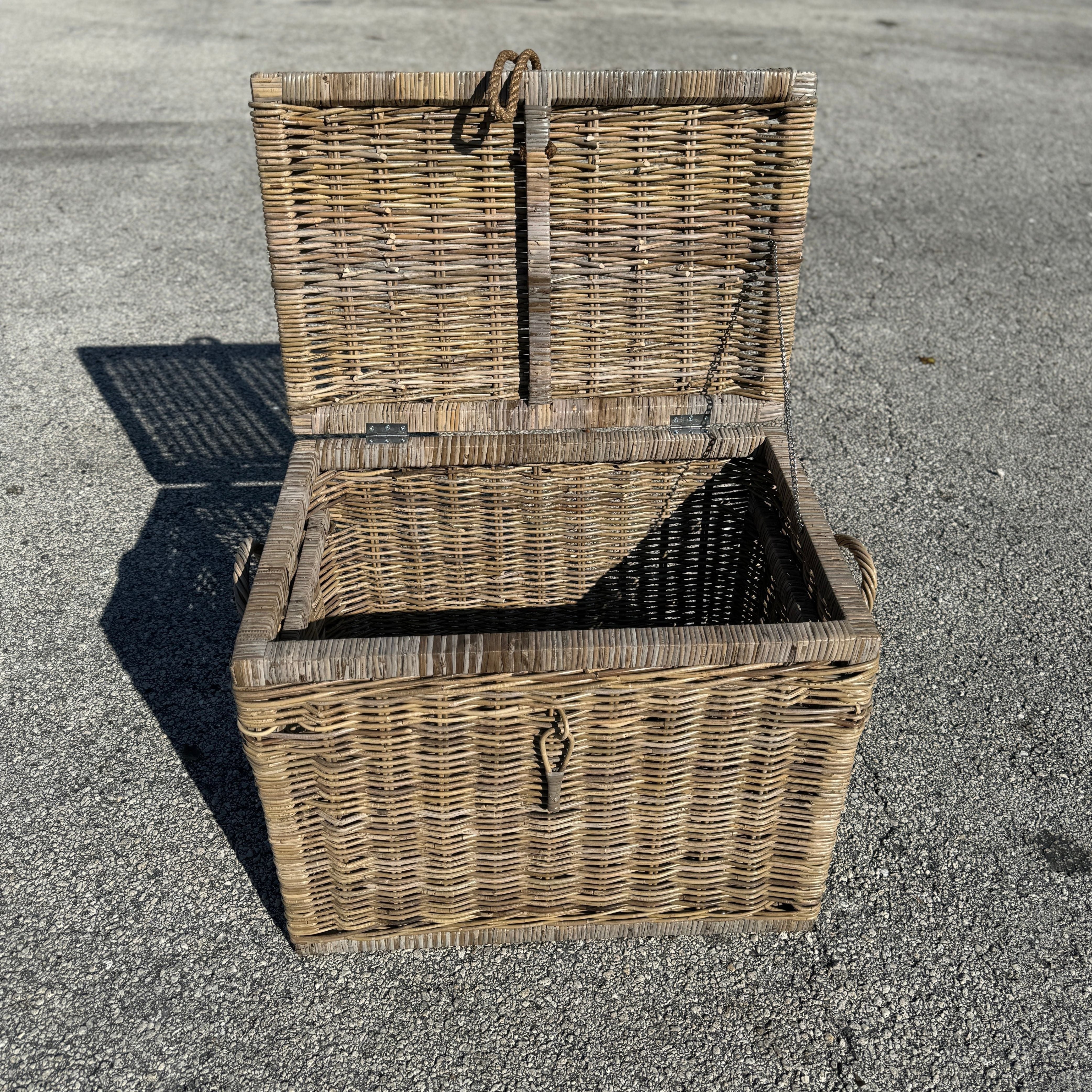 Key Largo Rattan Storage Trunk
