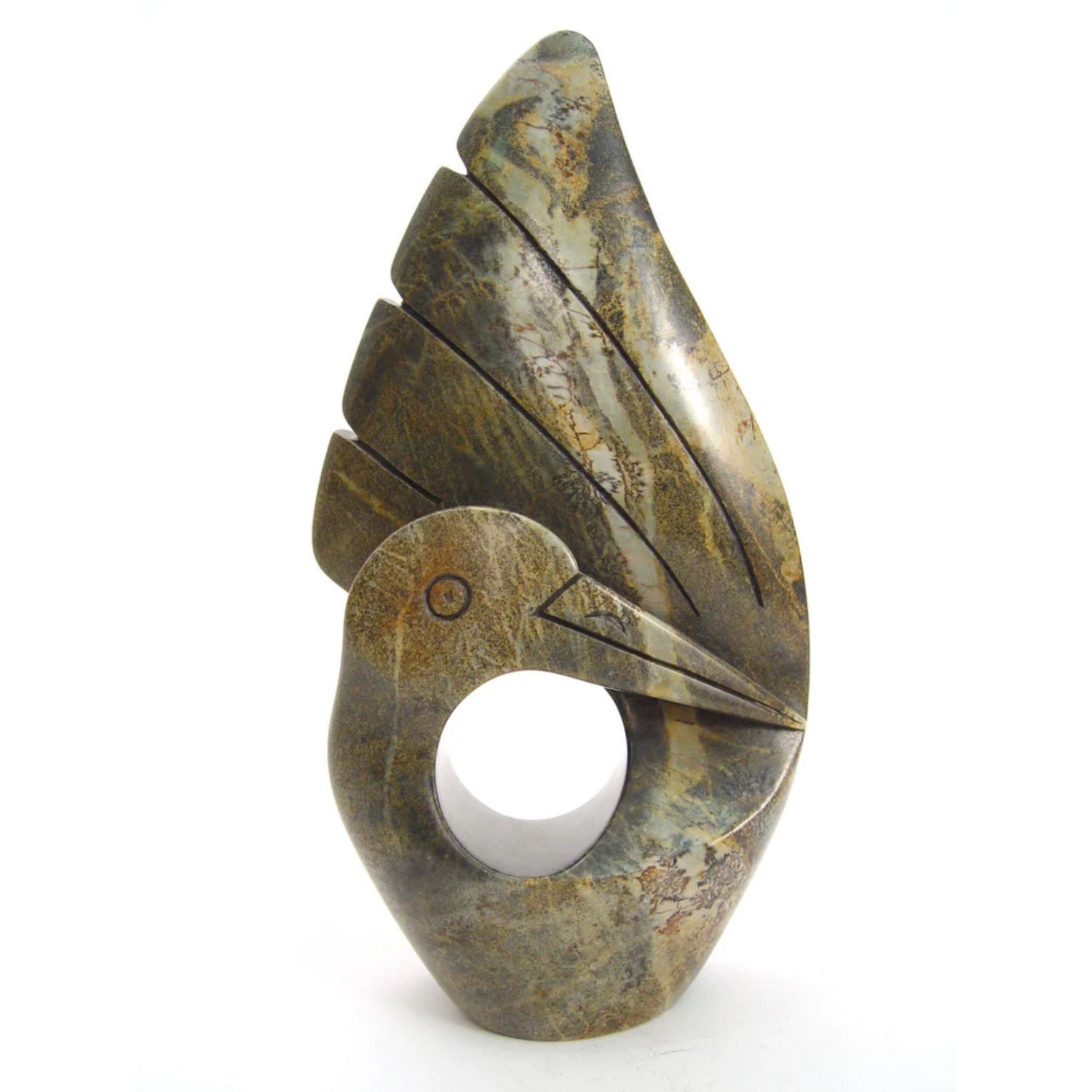Stone Bird with Wings Up