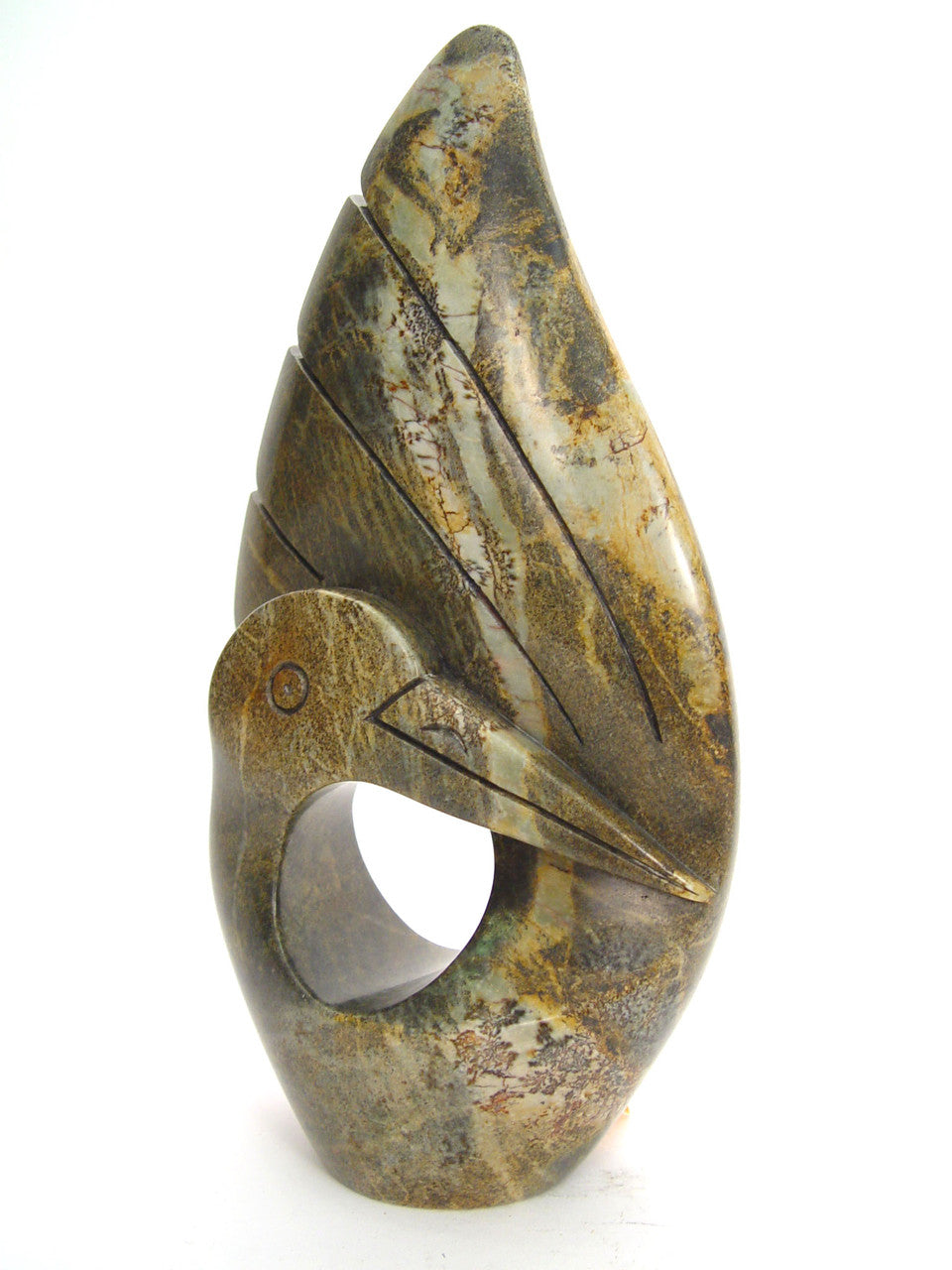 Stone Bird with Wings Up