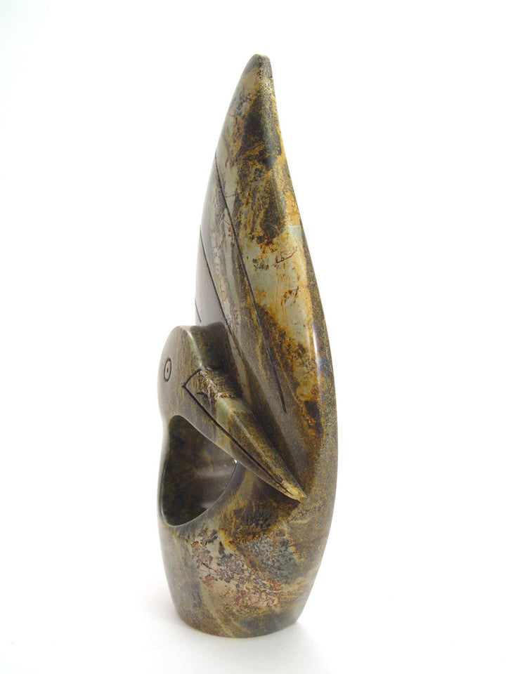 Stone Bird with Wings Up