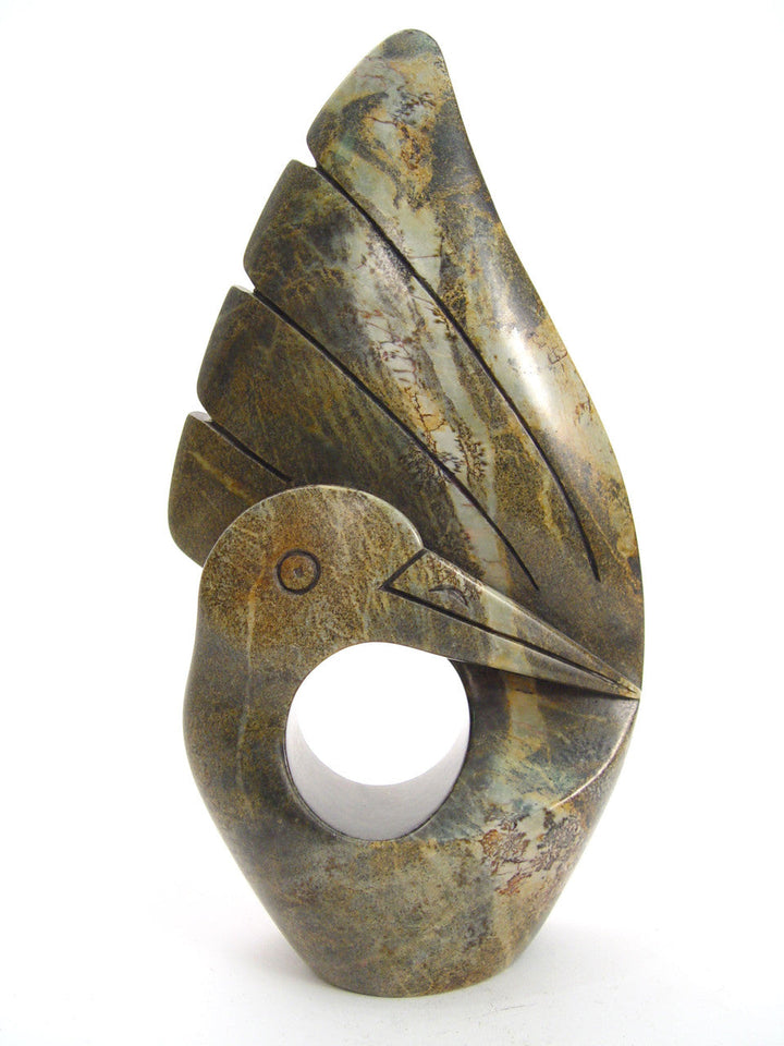 Stone Bird with Wings Up