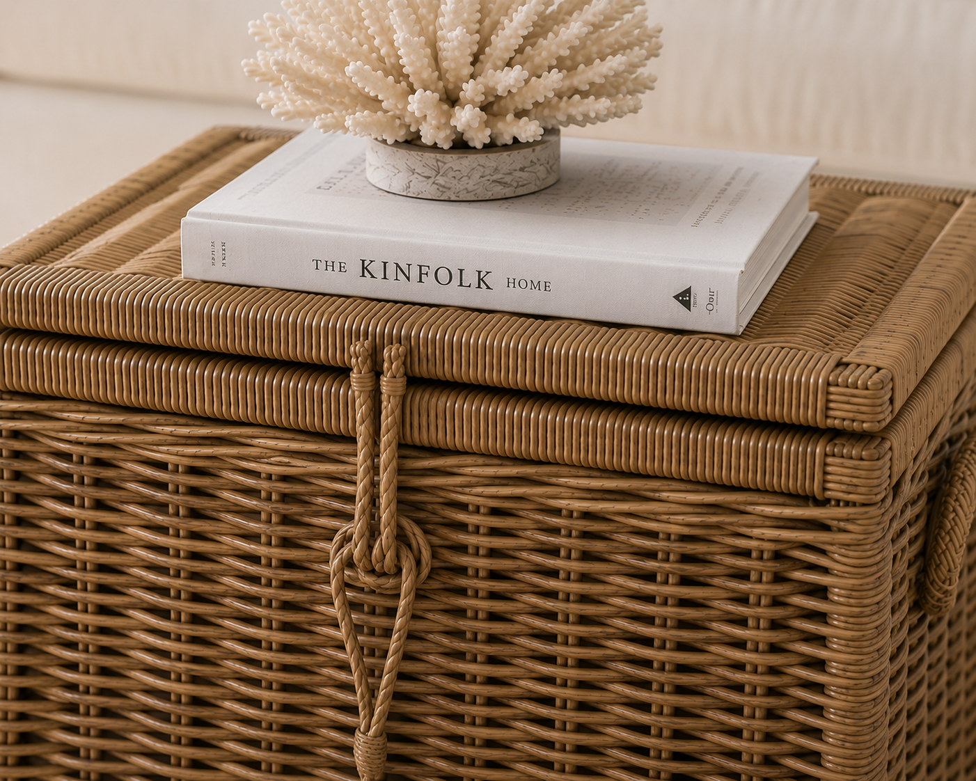 Key Largo Rattan Storage Trunk