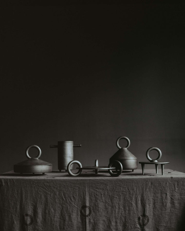 Small Serving Pedestal Platter Guculia. Shadow
