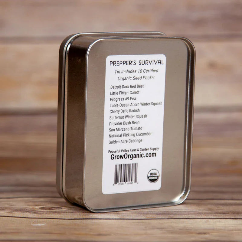 Gift Seed Tin - Prepper&