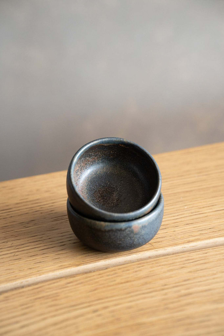 Rust Stoneware Pinch Bowl