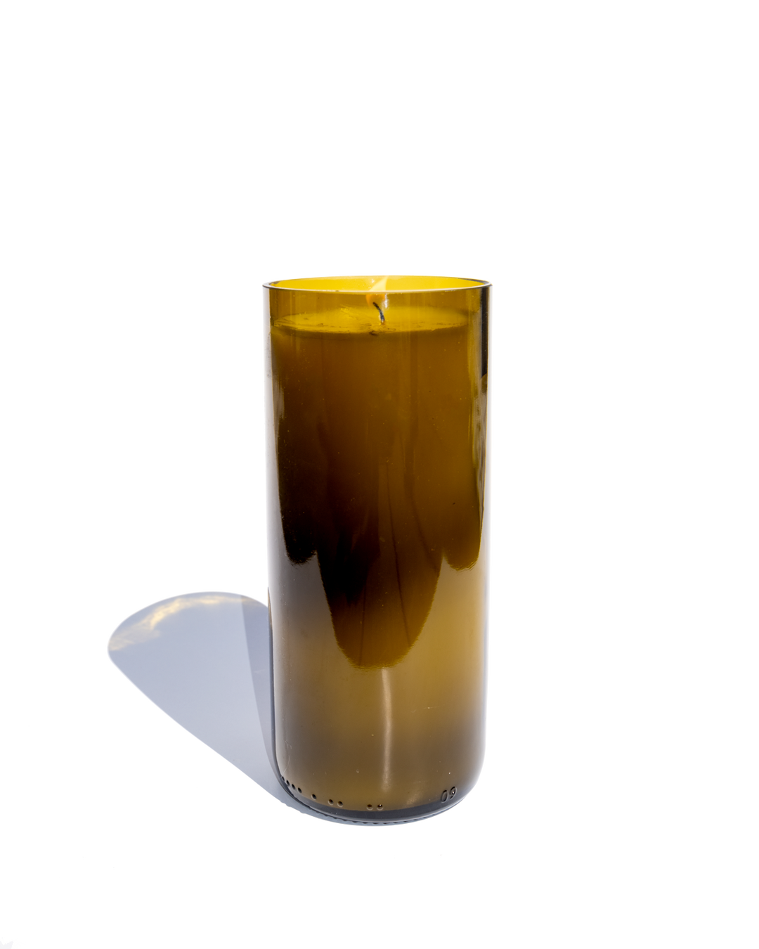 Persian Jasmine Reclaimed Green Bottle Candle