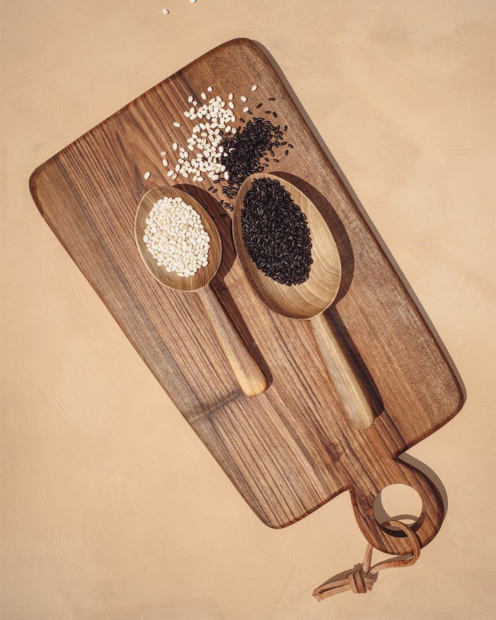 Walnut Scoop Spoon - Set of 2