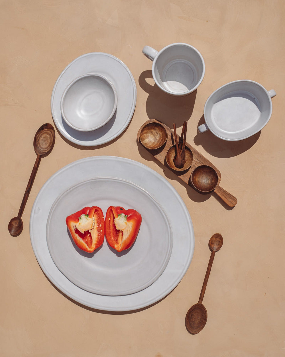 Cloud Oval Dessert Plate - Set of 4