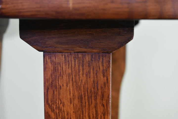 Arts and Crafts / Mission Style Oak Round End Table