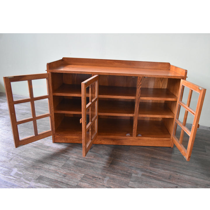 Mission Oak 3 Door Console - Michael&