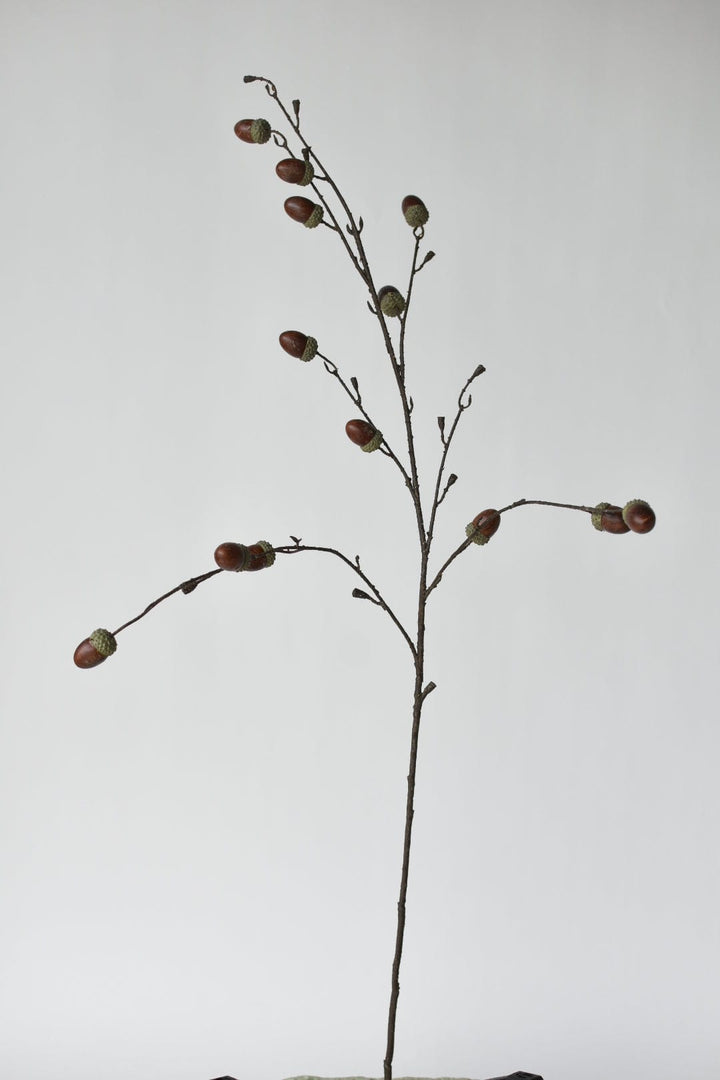 40" Faux Acorns on Branch