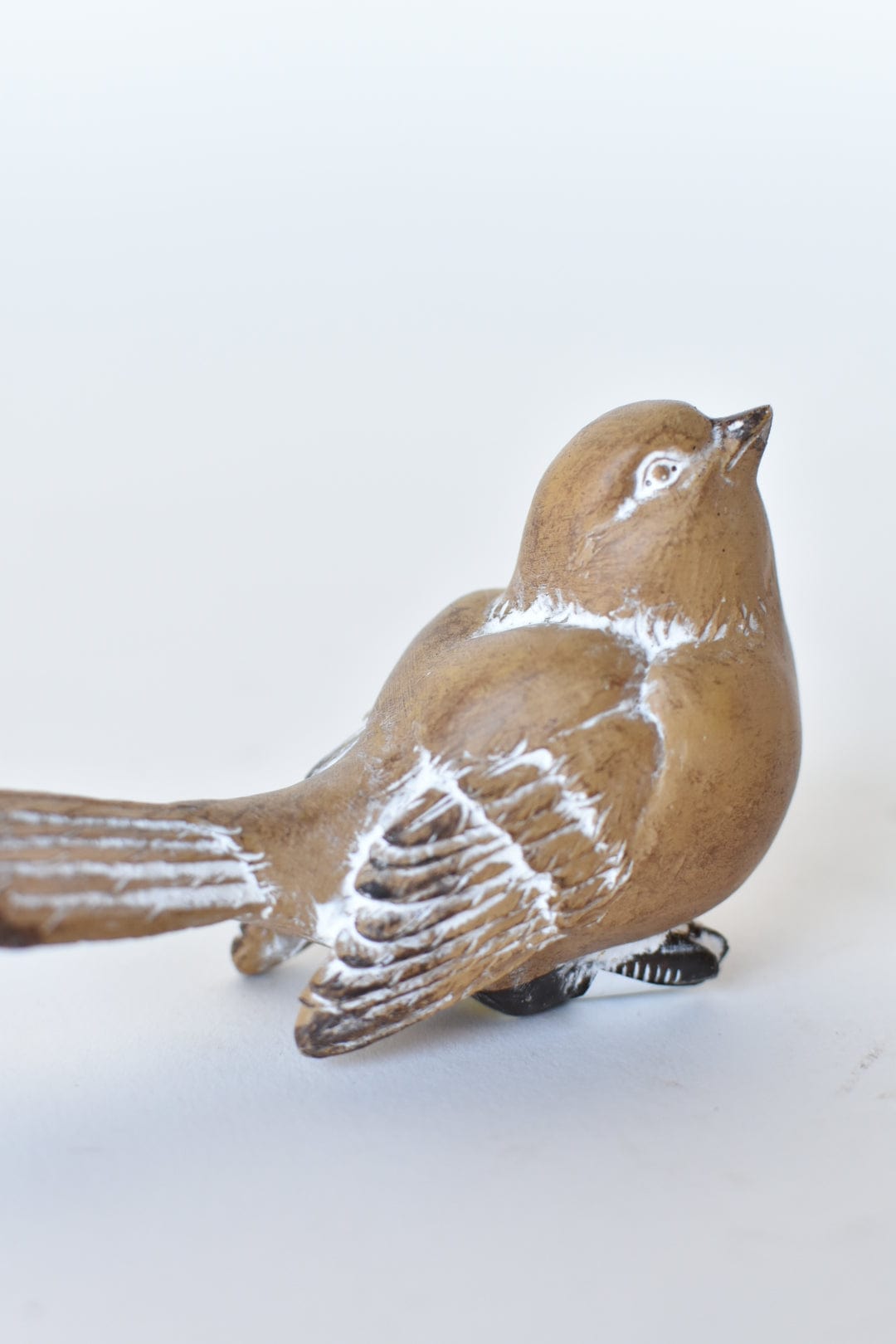 Distressed Wood Finish Birds (Set of 2)