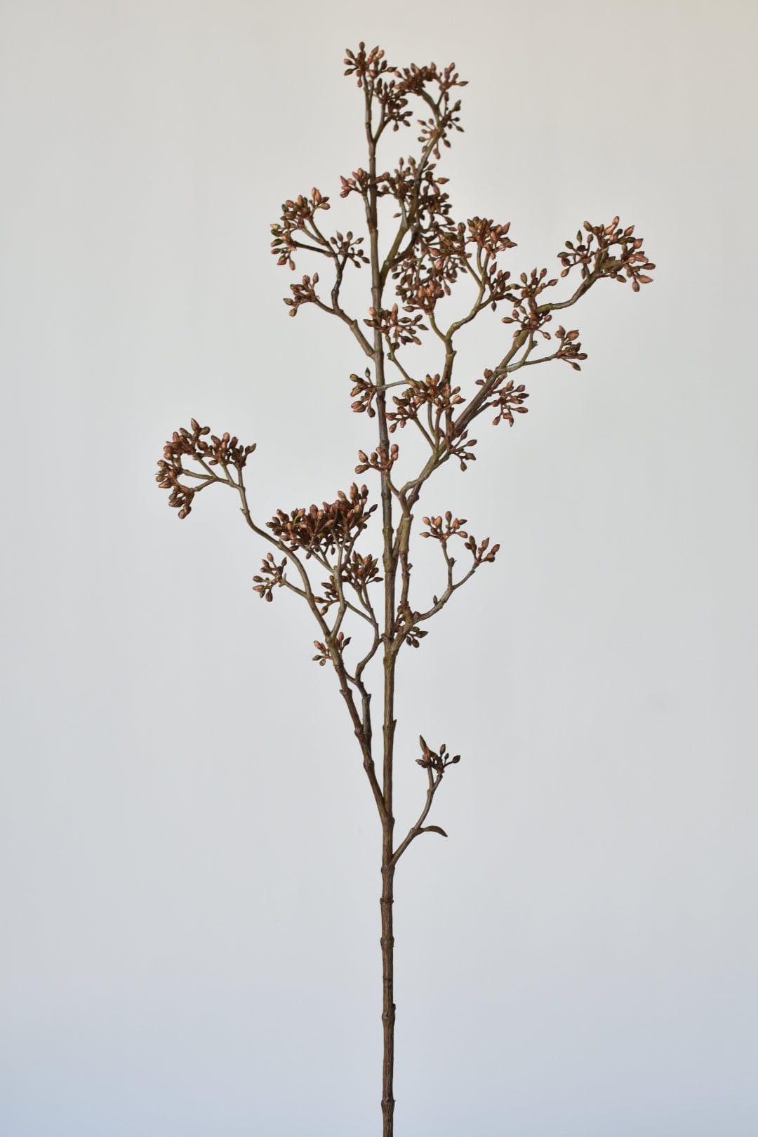 38" Faux Brown Sedum Berry Branch