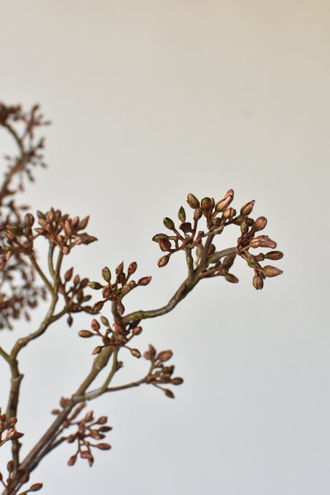 38" Faux Brown Sedum Berry Branch