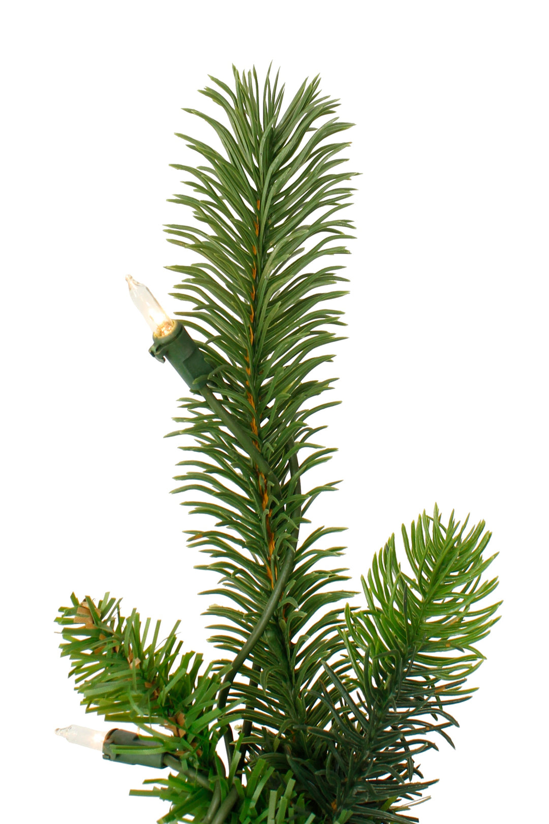 Pre-Lit Salem Pine Christmas Tree Full Holiday Décor Warm White Lights with Metal Stand 6FT