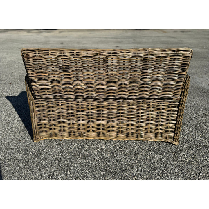 Key Largo Rattan Storage Bench