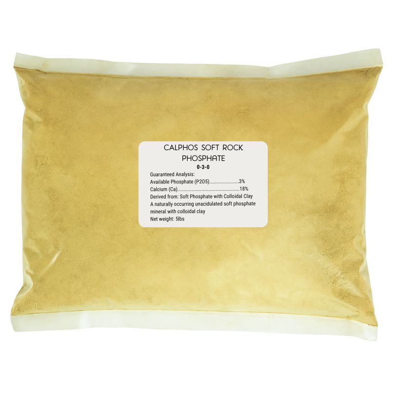 Calphos Soft Rock Phosphate (5 lb bag)