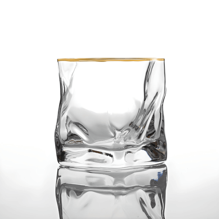 Gold Hoshi Japanese Crystal Whisky Glass
