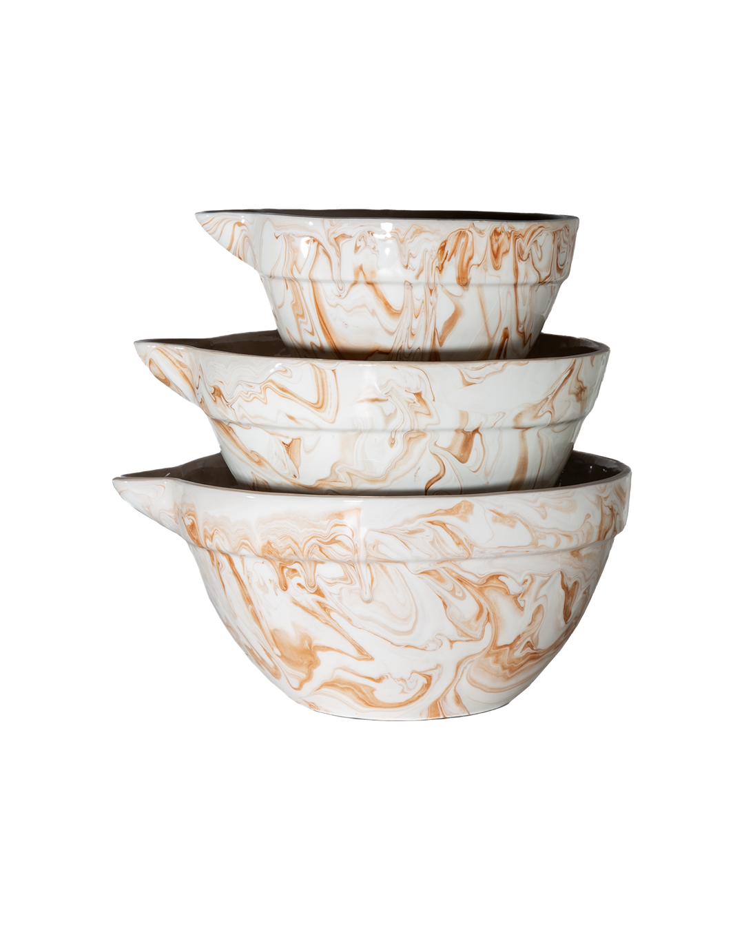 Marbled Terra Mixing Bowls - Set of 3