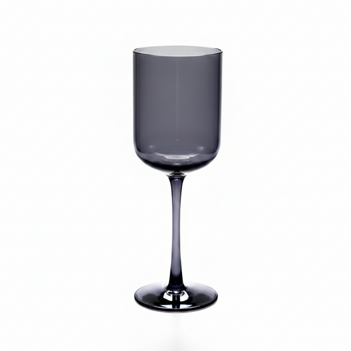 Smoky stemmed Wine Glass - Set of 4