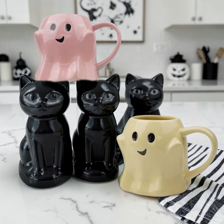Ghost Ceramic Coffee Mug Halloween Spooky Drinkware Great Gift for Coffee Lovers