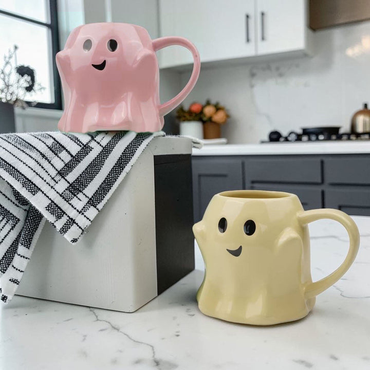 Ghost Ceramic Coffee Mug Halloween Spooky Drinkware Great Gift for Coffee Lovers