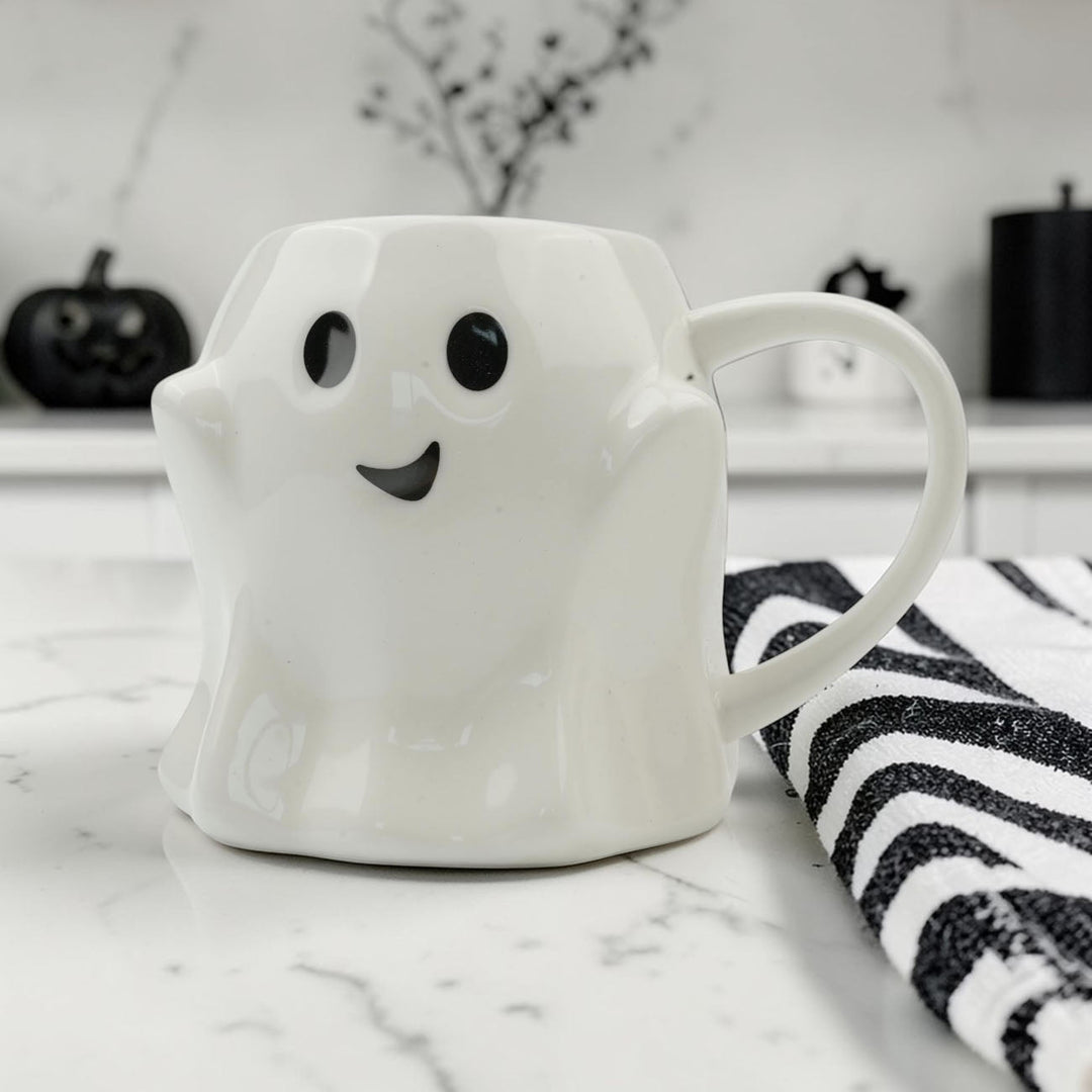 Ghost Ceramic Coffee Mug Halloween Spooky Drinkware Great Gift for Coffee Lovers
