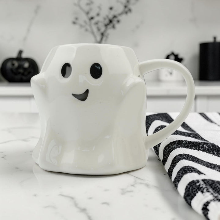 Ghost Ceramic Coffee Mug Halloween Spooky Drinkware Great Gift for Coffee Lovers
