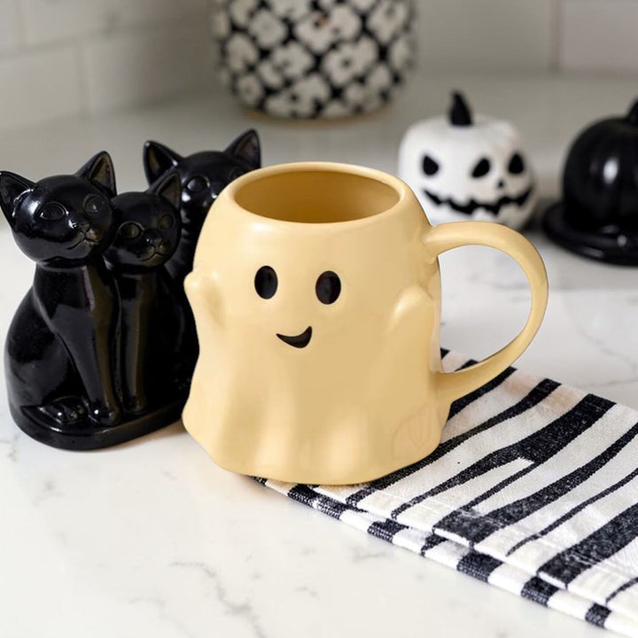 Ghost Ceramic Coffee Mug Halloween Spooky Drinkware Great Gift for Coffee Lovers