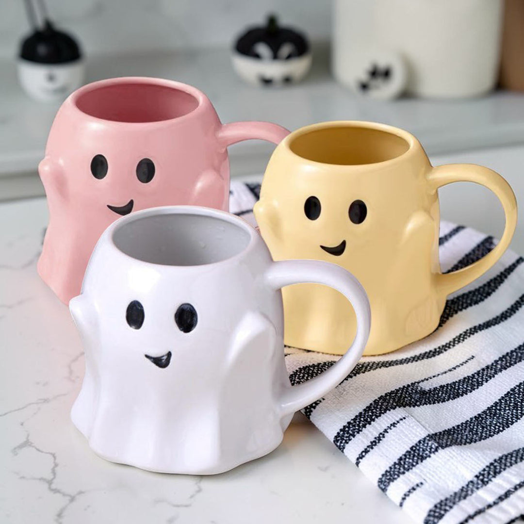 Ghost Ceramic Coffee Mug Halloween Spooky Drinkware Great Gift for Coffee Lovers
