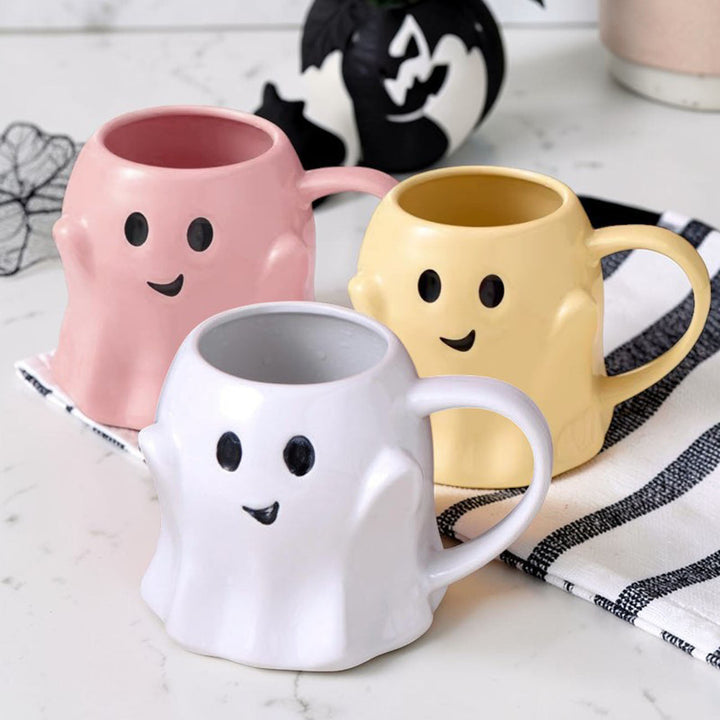 Ghost Ceramic Coffee Mug Halloween Spooky Drinkware Great Gift for Coffee Lovers
