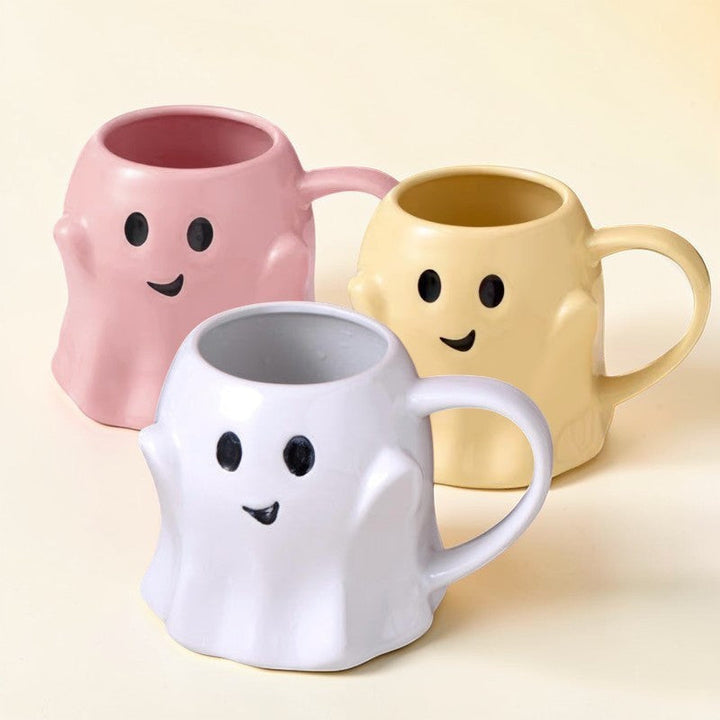 Ghost Ceramic Coffee Mug Halloween Spooky Drinkware Great Gift for Coffee Lovers